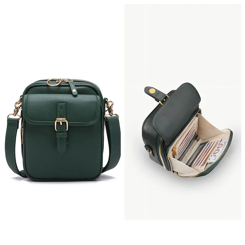 Judit | Borsa a tracolla vintage multi-tasche - stile e grande capacità
