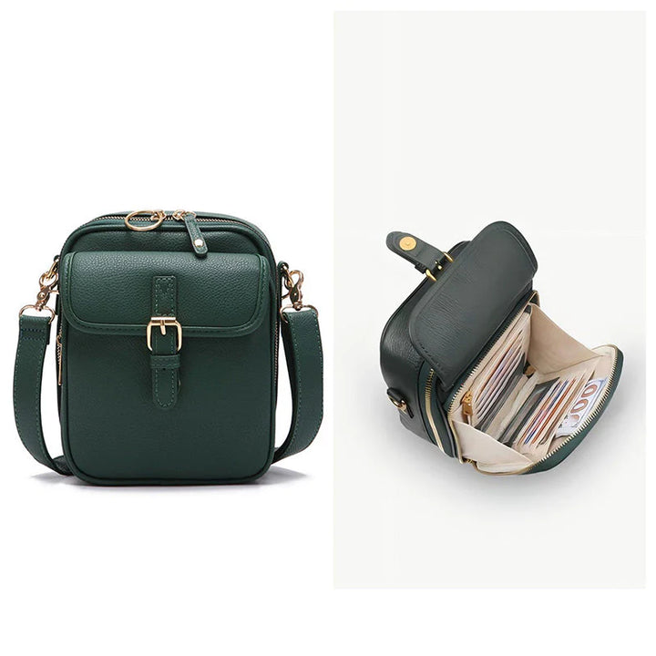 Judit | Borsa a tracolla vintage multi-tasche - stile e grande capacità