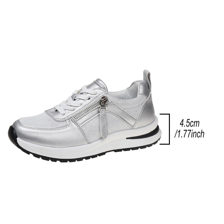 Pura | Sneakers di tendenza comode & stilose - Design con zip elegante