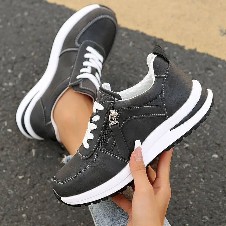 Pura | Sneakers di tendenza comode & stilose - Design con zip elegante