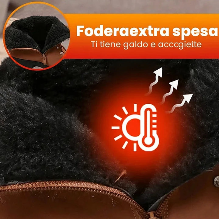 Renomy | Stivali caldi con tacco largo